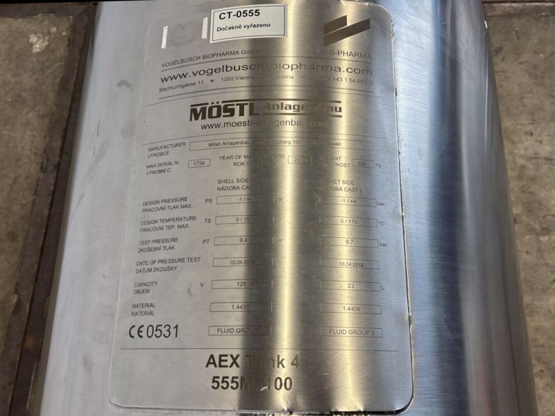 Möstl Anlagenbau GmbH Passail Pharma Reactor 128 L - Bioreactor