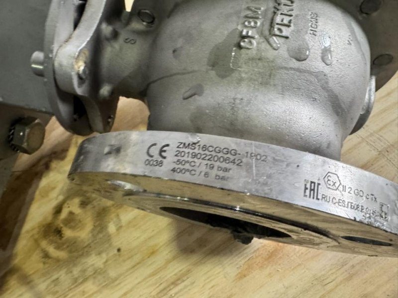 2019 EVAC / Max.-Air Technology Luftbereift actuated butterfly valve assembly
