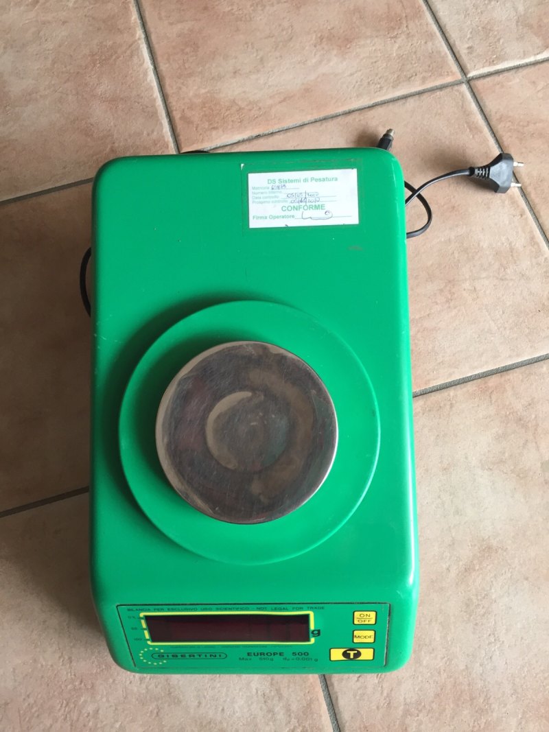 BILANCIA ELETTRICA DA BANCO GIBERTINI – MOD. EUROPE 500