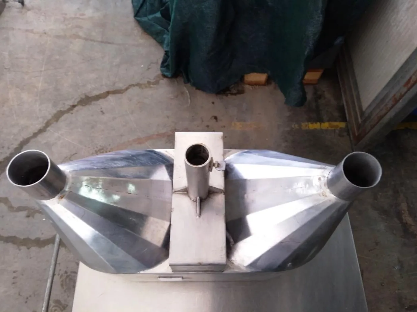 TRAMOGGIA IN ACCIAIO INOX A DUE USCITE - 2