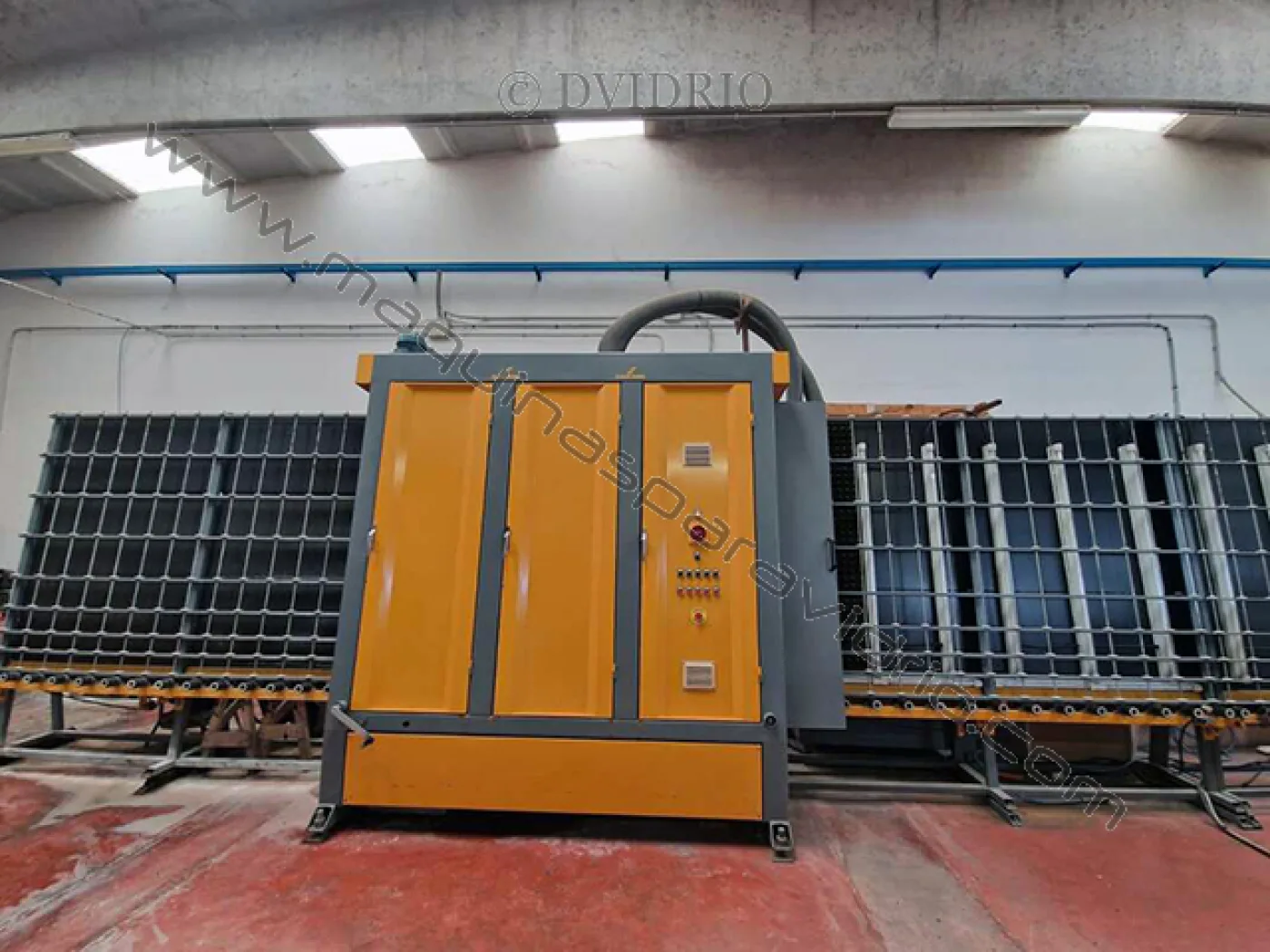 LAVADORA VERTICAL PARA VIDRIO SILEMECCANICA - 1