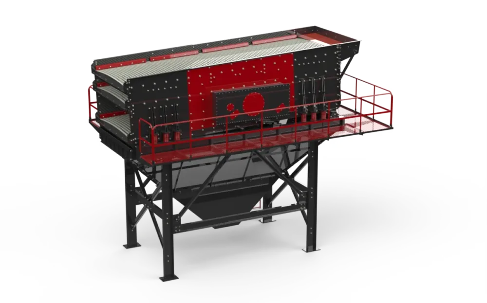 Vibration-Controlled (Adjustable Stroke) Screen