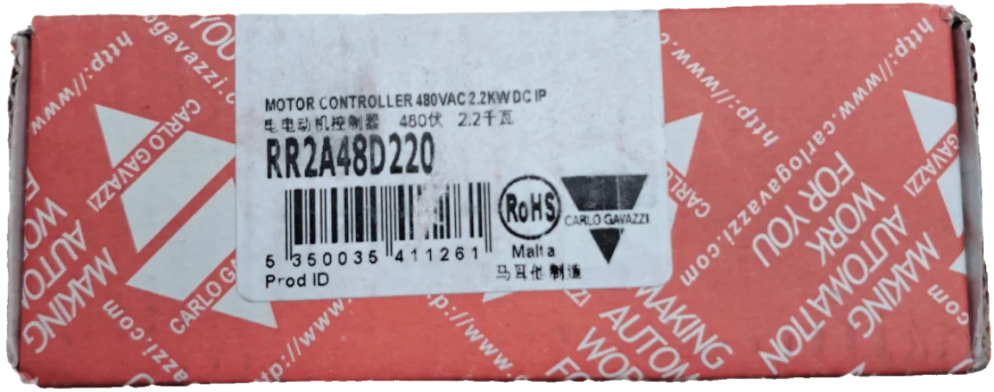 Carlo Gavazzi Motor Controller RR2A48D220 - 1