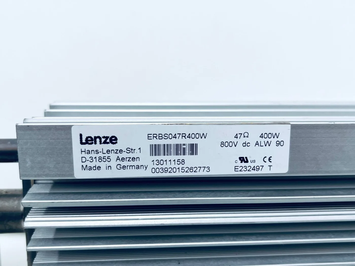Lenze ERBS047R400W Bremswiderstand 00392015262773 - 2