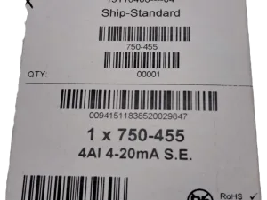 Wago 4-Kanal-Analogeingang 750-455