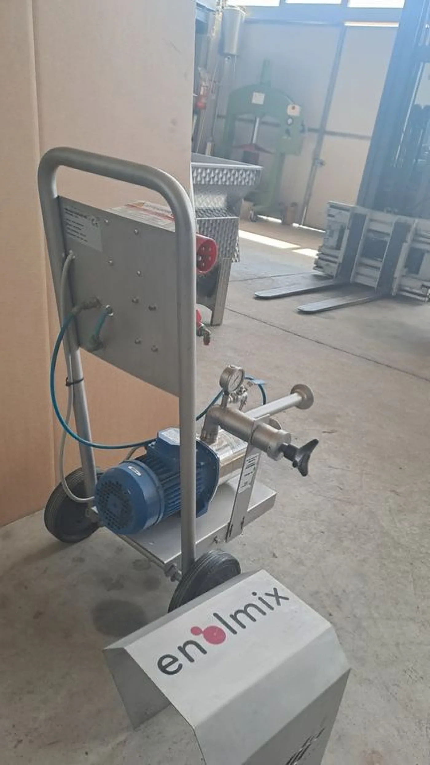 STAINLESS STEEL FLOTATION UNIT MODEL ENOLMIX 100, SECOND HAND MACHINE - 6