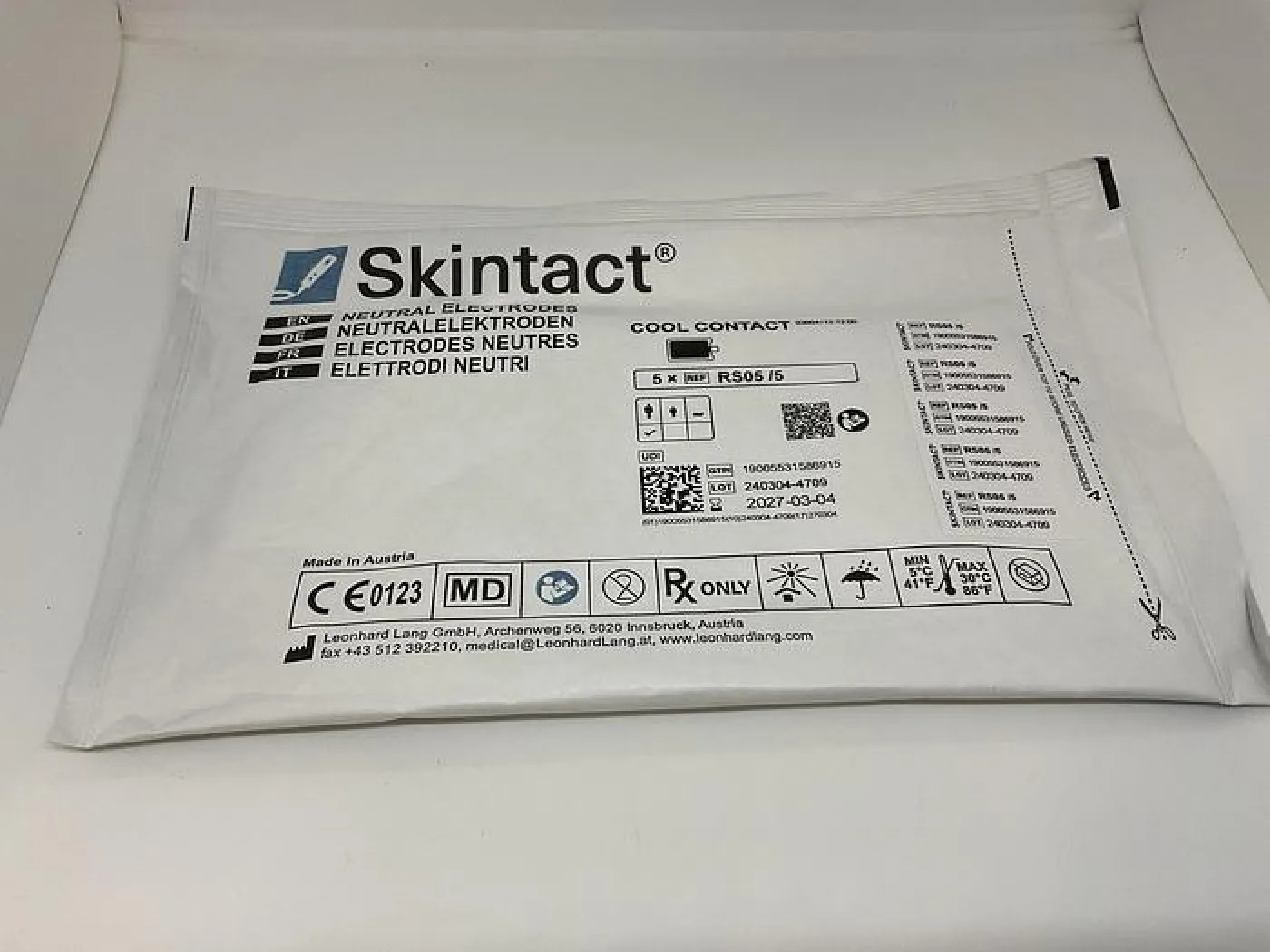 Skintact Adult Diathermy Plate Pack of 5 - 2