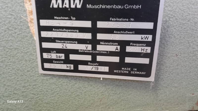 FORAINSERITRICE MAW MOD. BEA-S