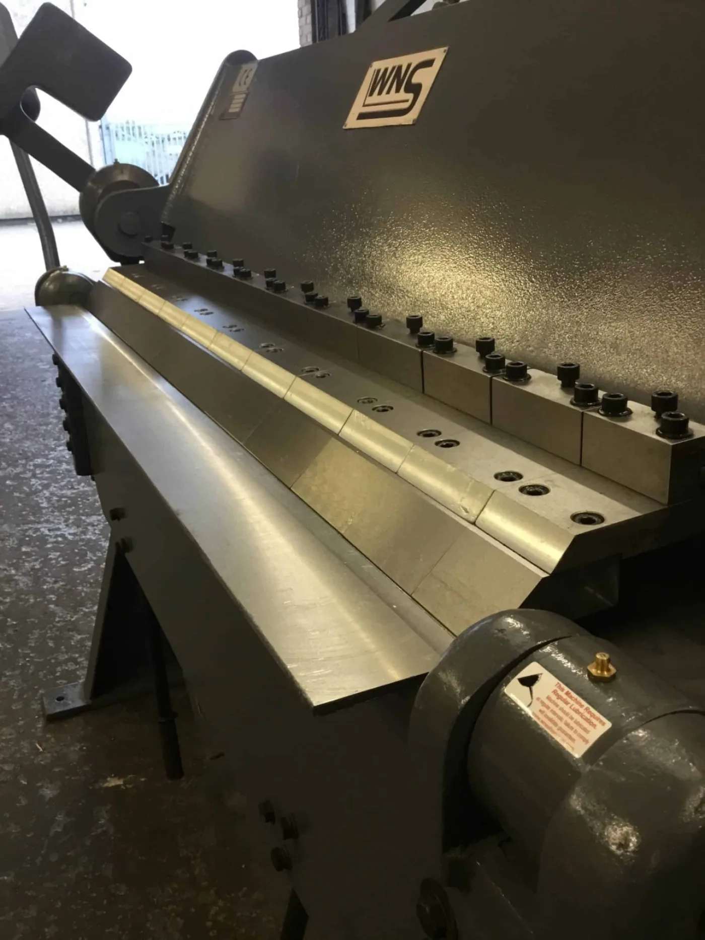 WNS Heavy Duty Box & Pan Folder 1346mm x 2.5mm - WNS - W. Neal Services Ltd - 5