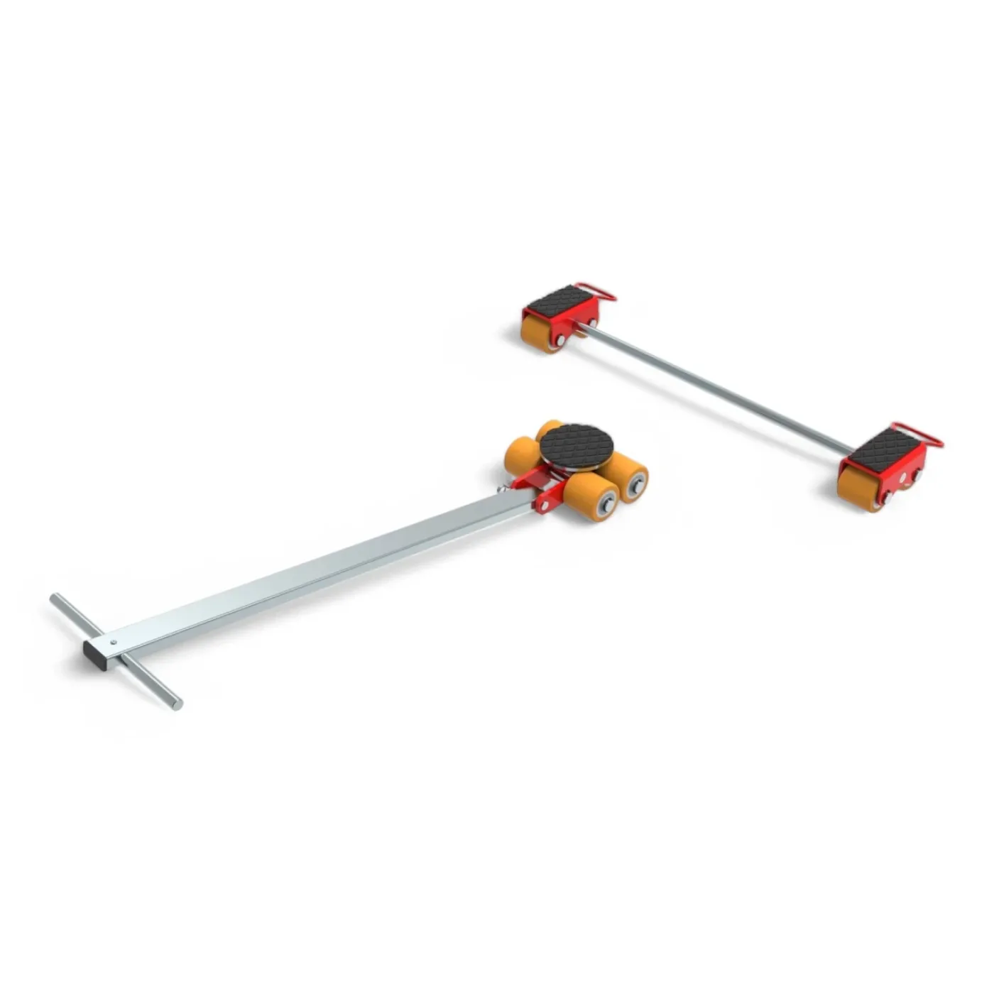 Transportfahrwerk Panzerrollen Set HTS ECO-Skate I30L+S / 6t Traglast Art.-Nr. 10.030.00.10 - 1