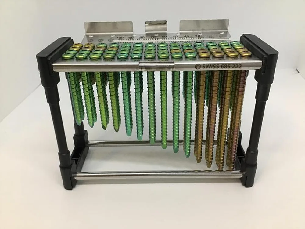 Synthes Screw Set on Rack