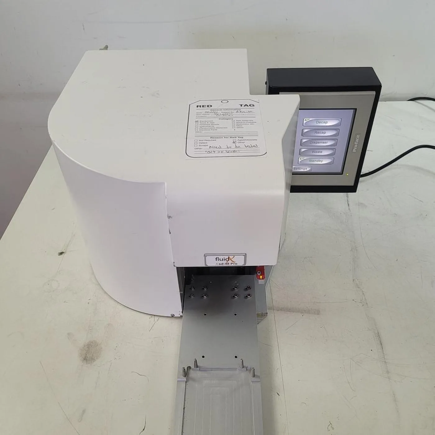2015 Cedrex Fluid X xsd-48 Pro Automated Tube Decapper - 2
