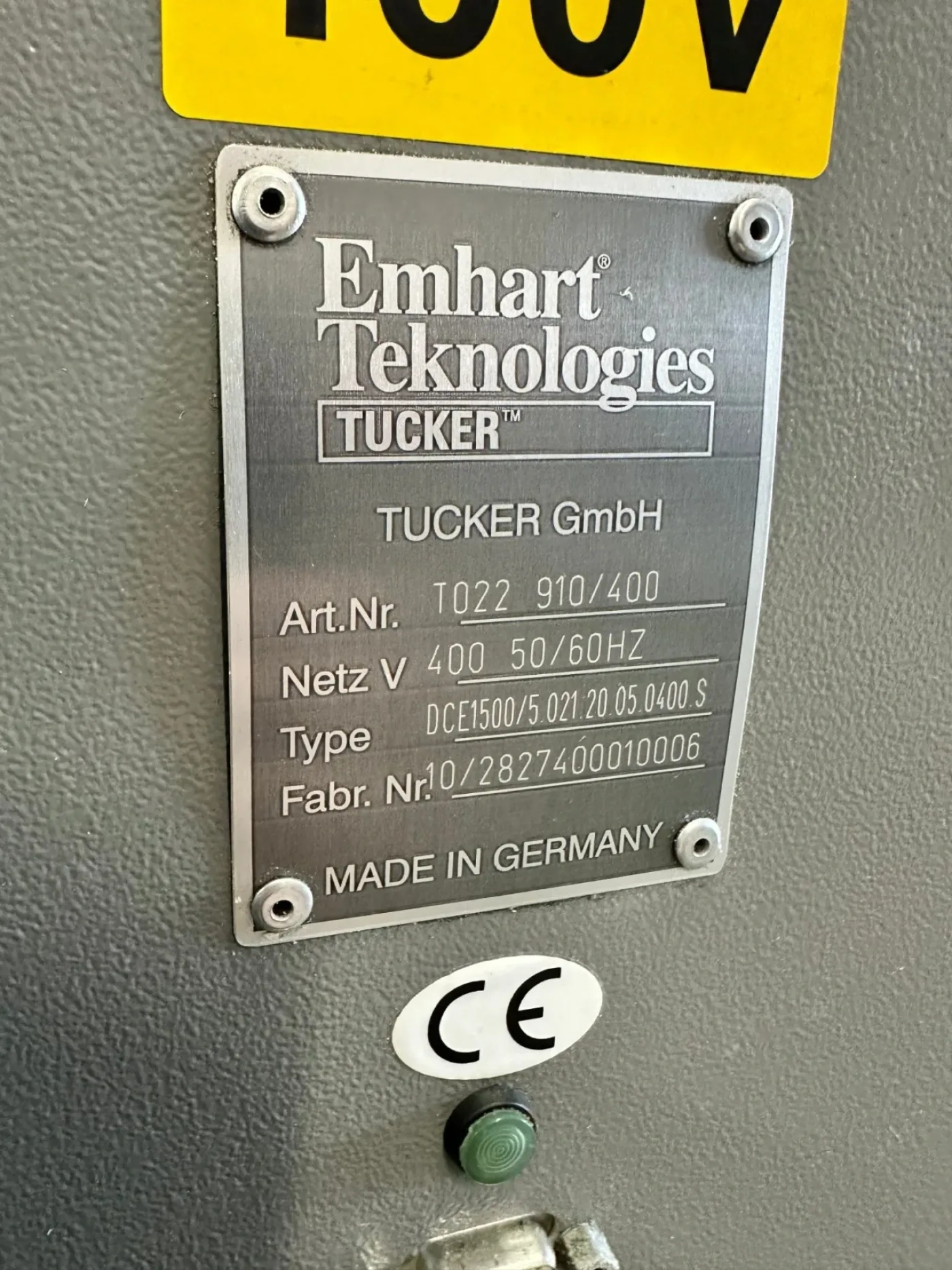 Stanley / Emhart Tucker DCE1500 - 2