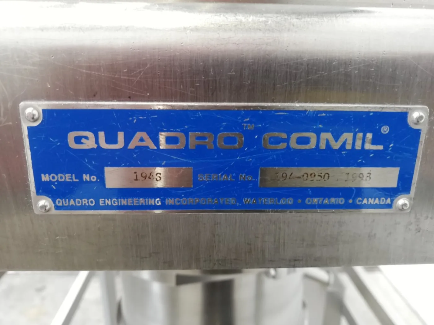 Quadro Canada Comil 194-S - Sieve granulator - 8