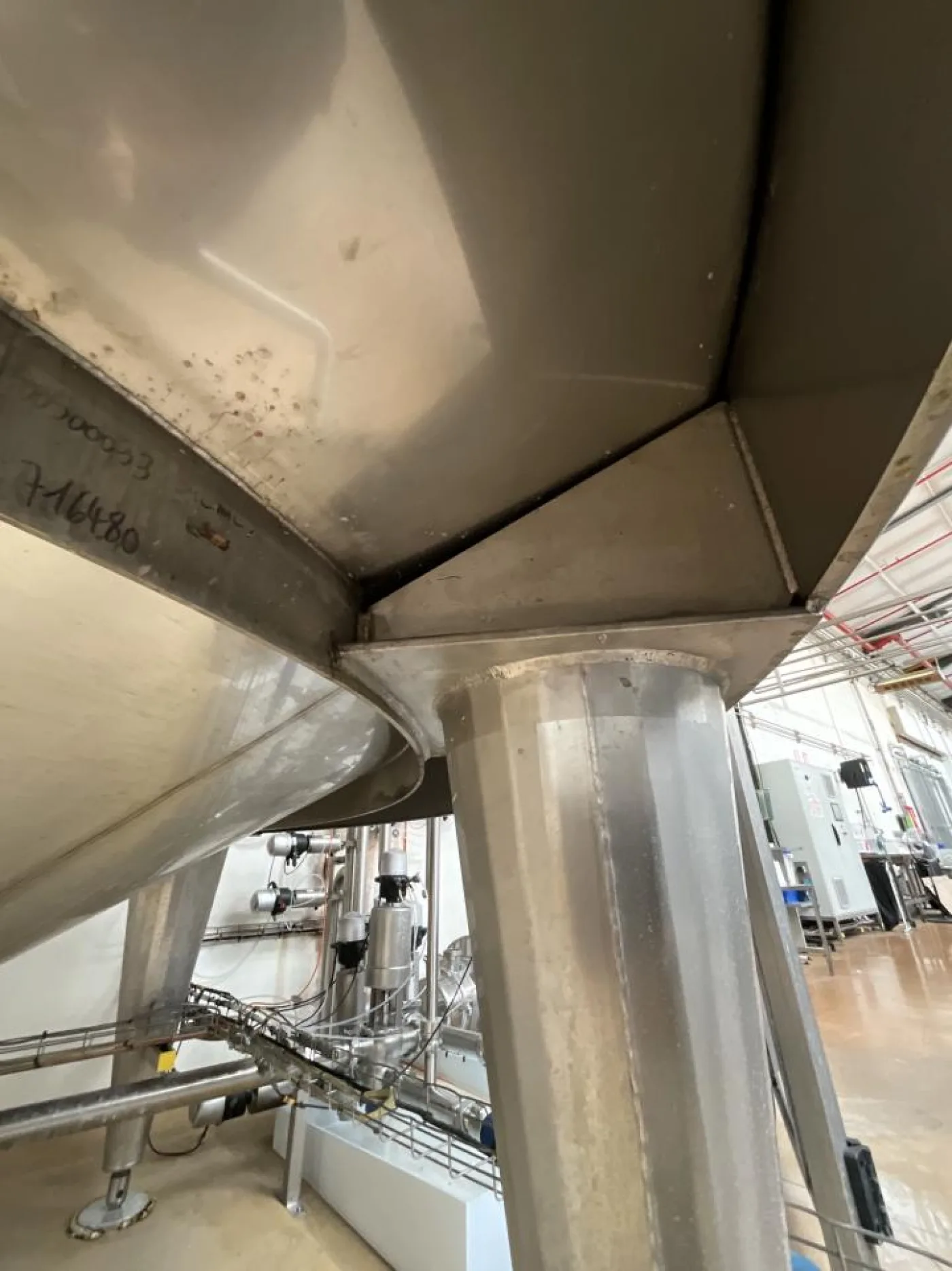 2013 Goavec Engineering Goavec Engineering 27700 Litre Vertical Stainless Steel CIP Mixing Tank - Line 7 - 7