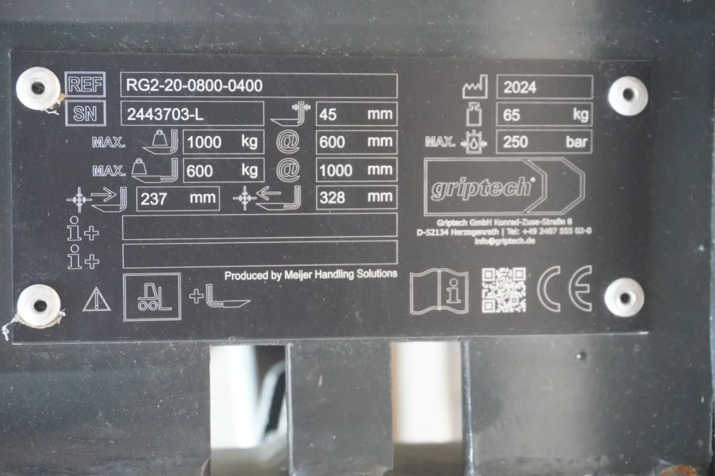 Teleskopgabel Griptech GRIPTECH RG2-20-0850-0400 (2024) - 4