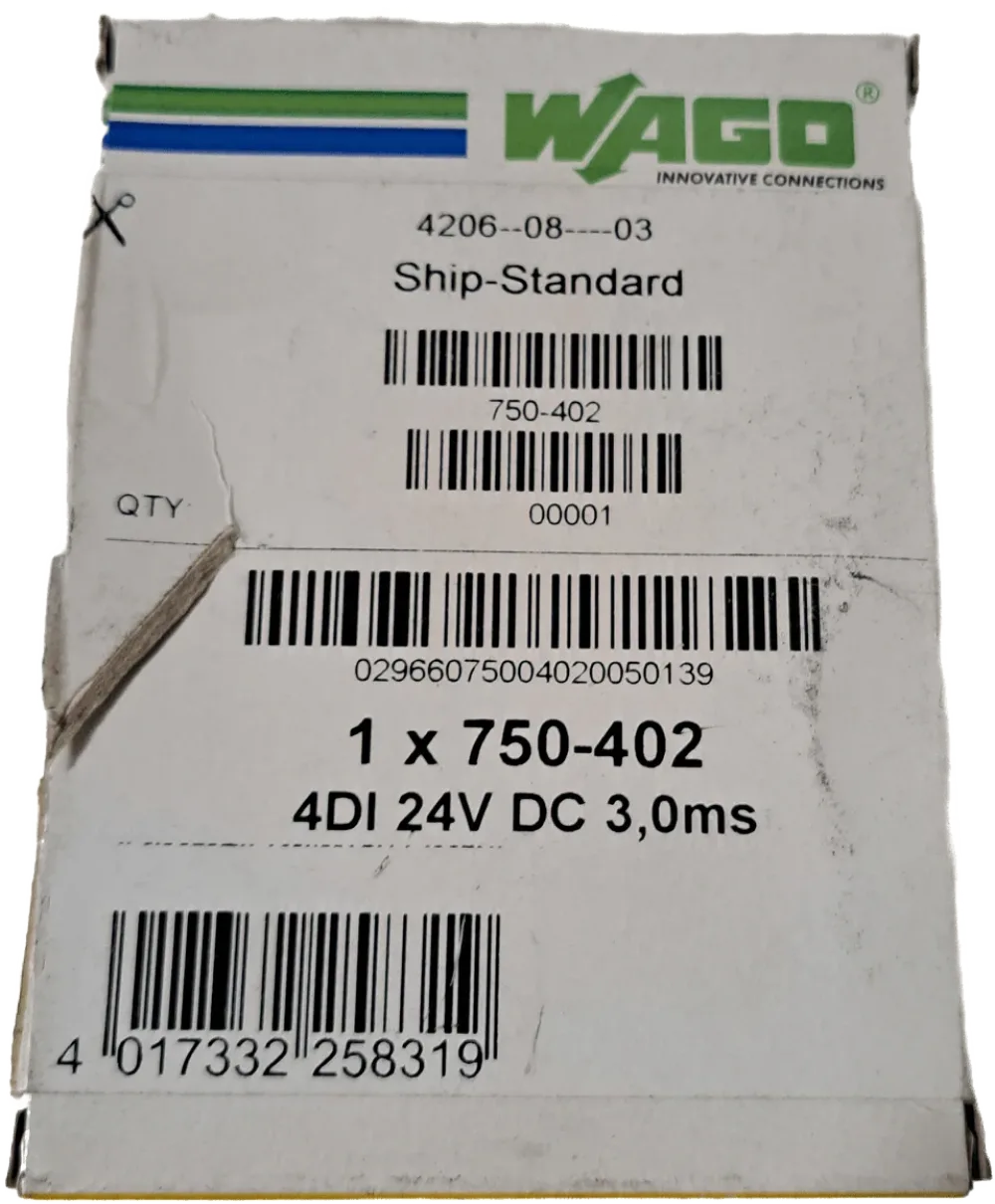 WAGO 4-Kanal-Digitaleingang 750-402