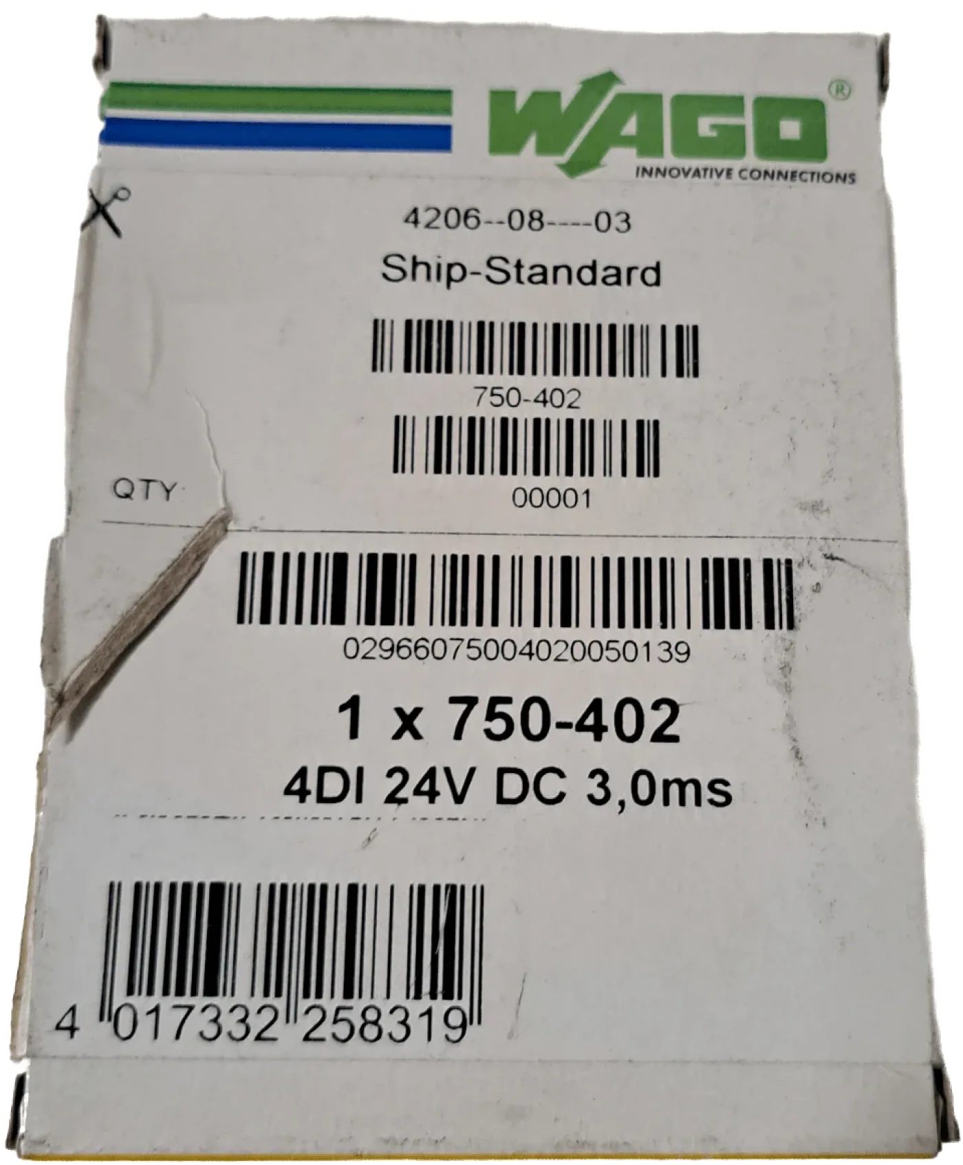WAGO 4-Kanal-Digitaleingang 750-402 - 1