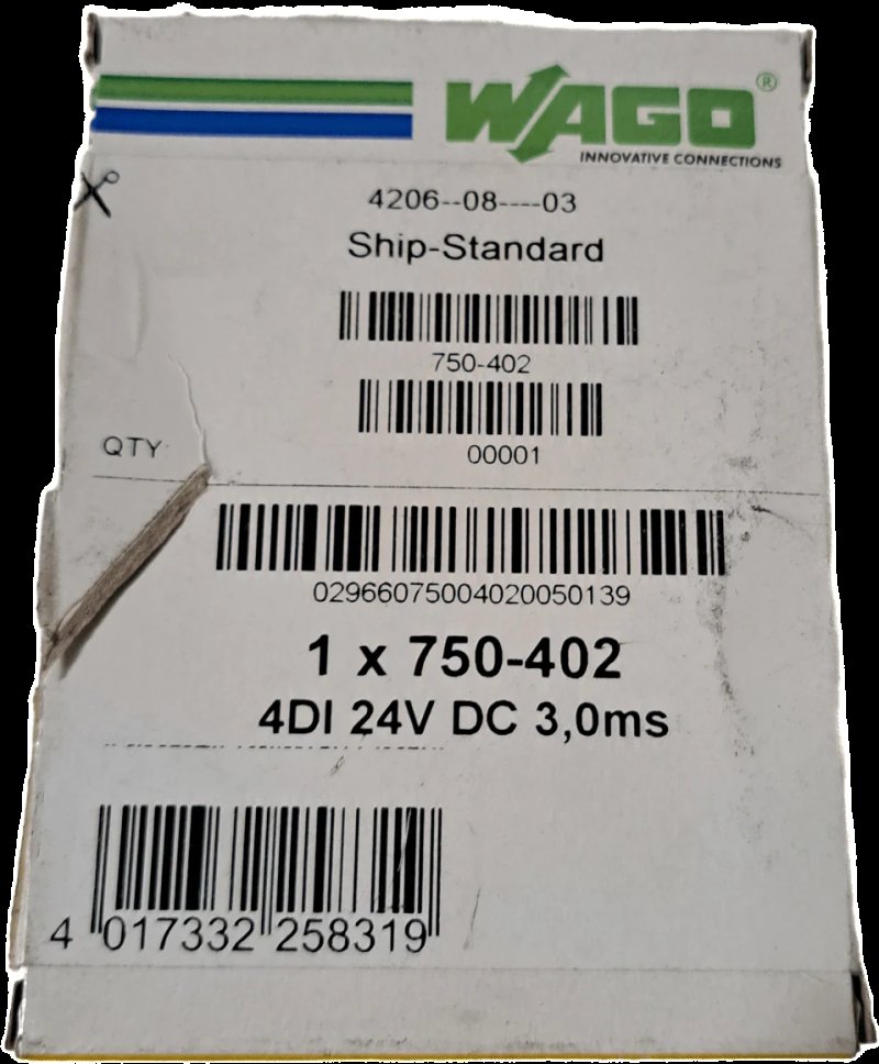 WAGO 4-Kanal-Digitaleingang 750-402