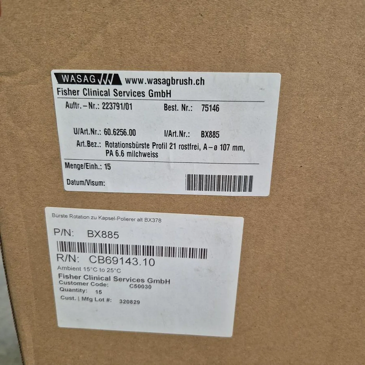 Wasag Rotationsbürste Profil 21 - 5