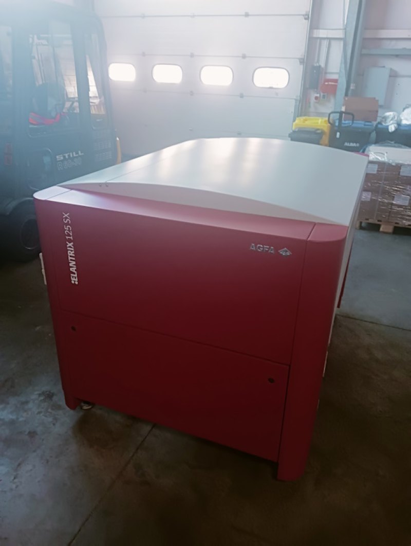 Druckplattenentwicklungsmaschine Agfa Elantrix 125 SX inkl.Plattenstapler ST 125 SX