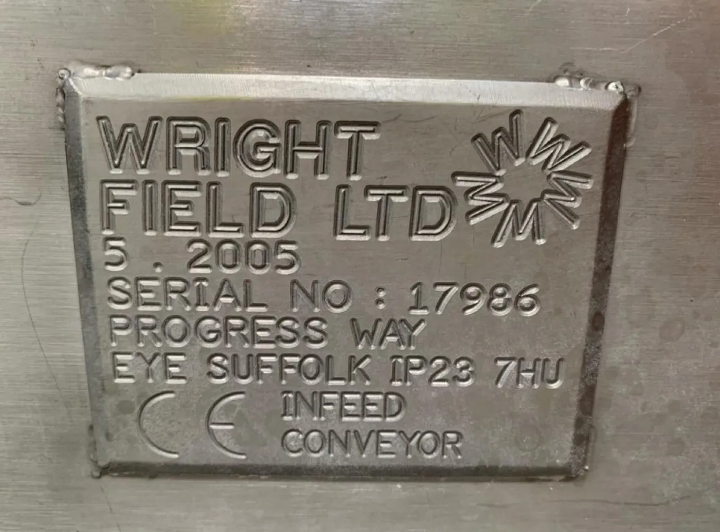 Wrightfield 1000mm Fryer Infeed conveyor - 3