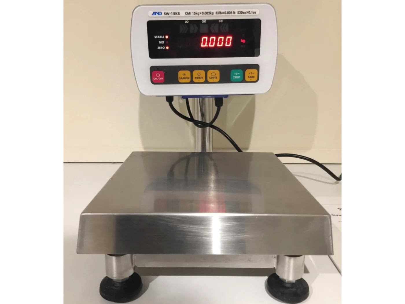 A&D SW-15KS Series Super Washdown Scales - 1