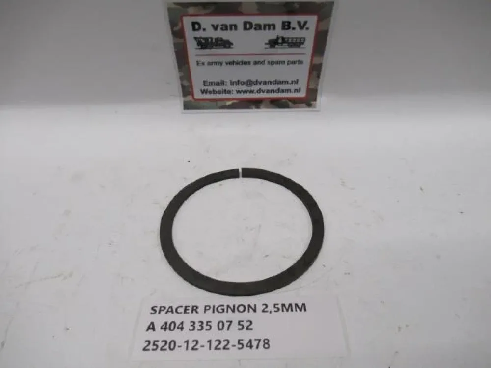 Spacer pignon 2,5MM