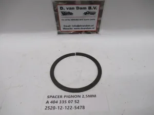 Spacer pignon 2,5MM
