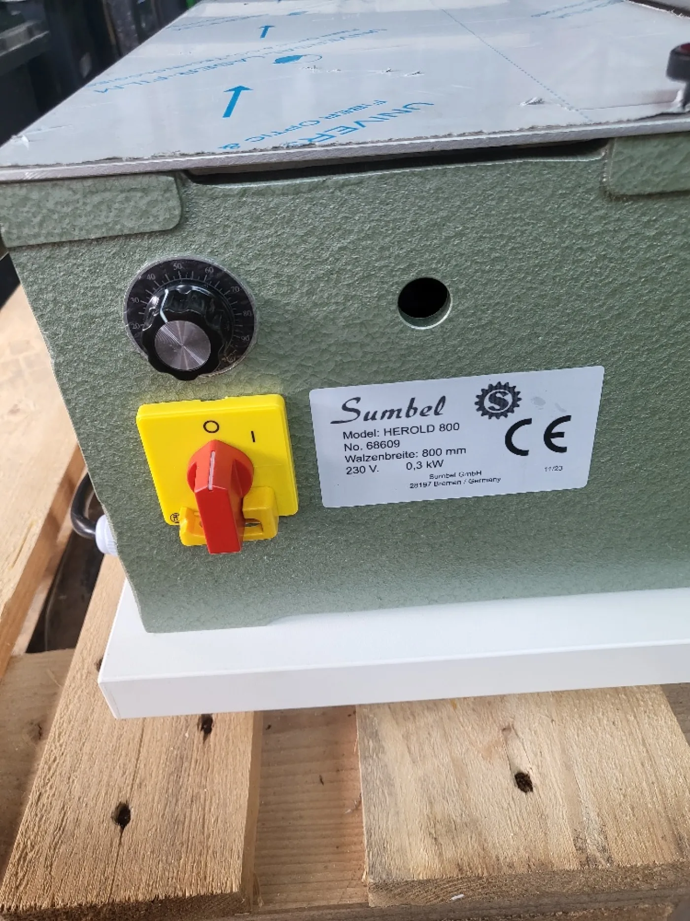 Anleimmaschine Sumbel Herold 800 unbenutzt - 4