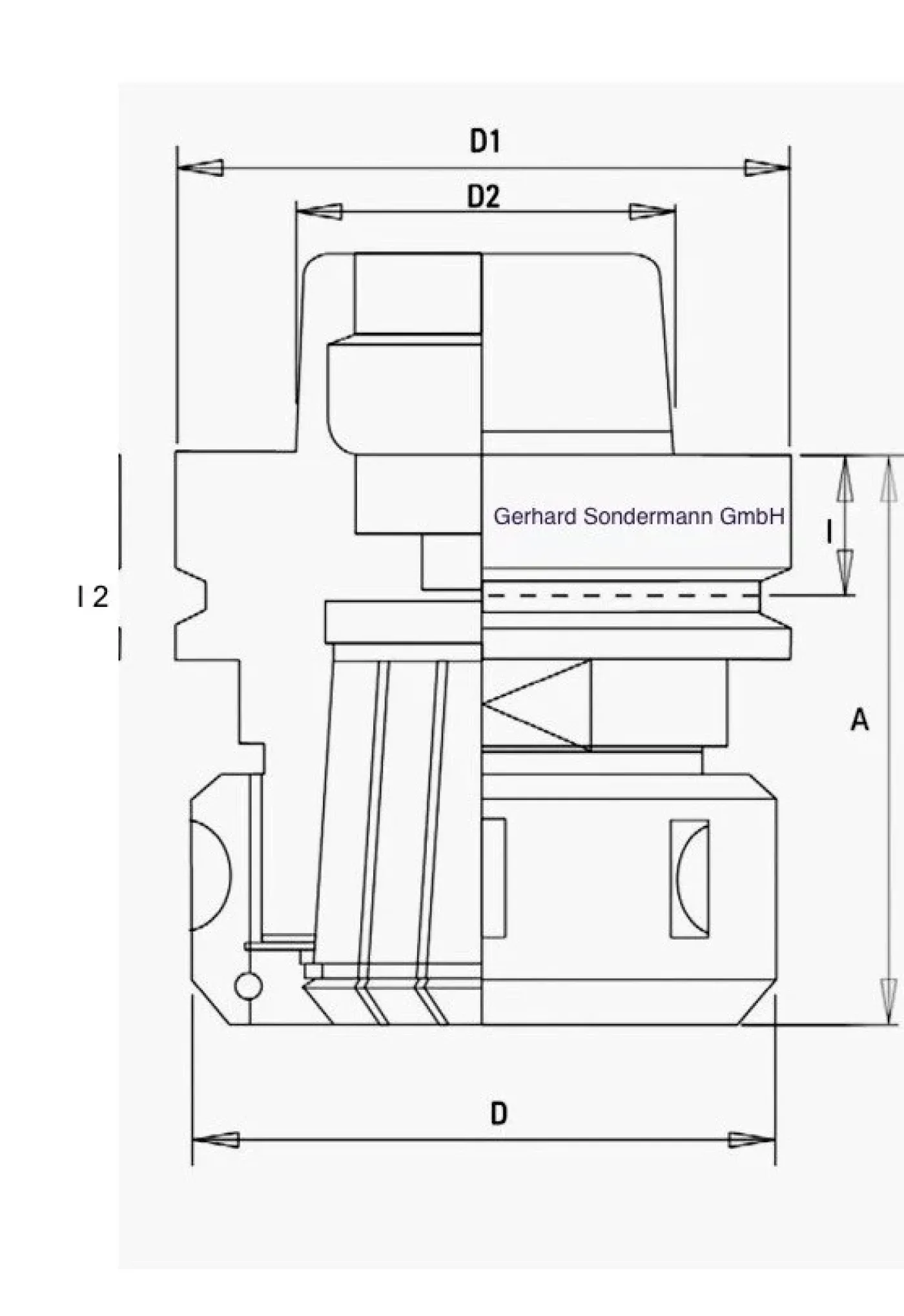 HSK 63 38 B Spannzangenfutter mit Spannzange 13,8 mm - 2