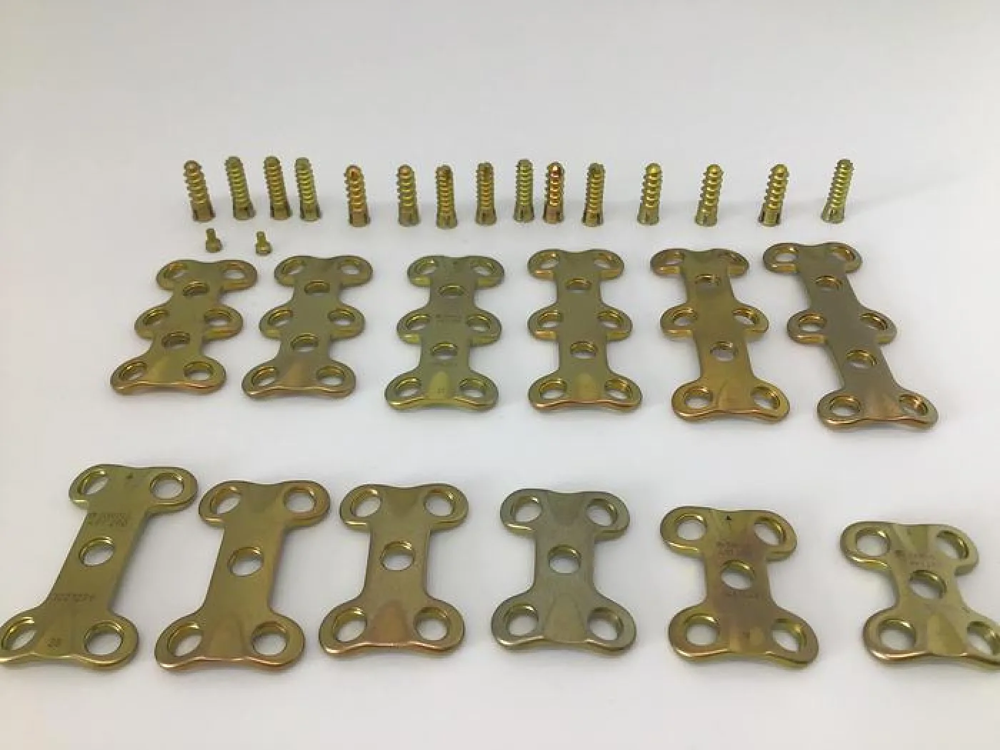 Synthes titanium plate set and screws - 1