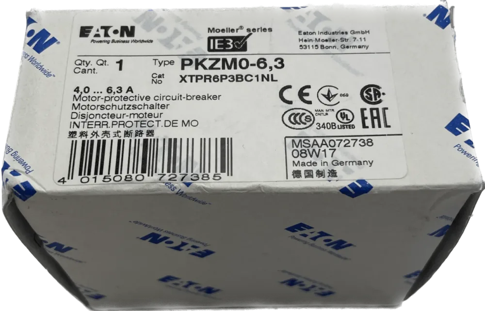 EATON Motorschutzschalter mit Drehschalter PKZM0-6,3