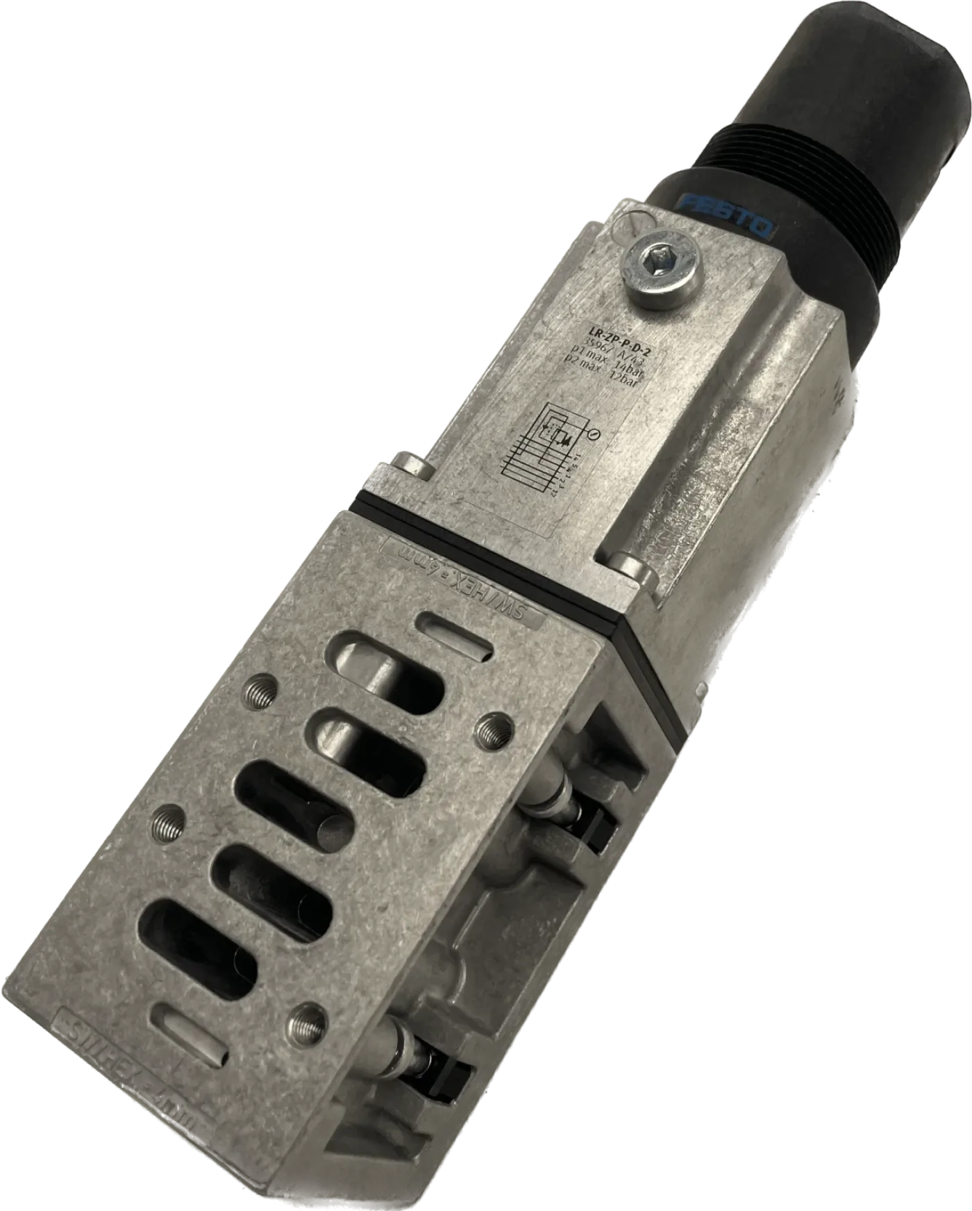 Festo Druckregler-Zwischenplatte LR-ZP-P-D-2 - 2