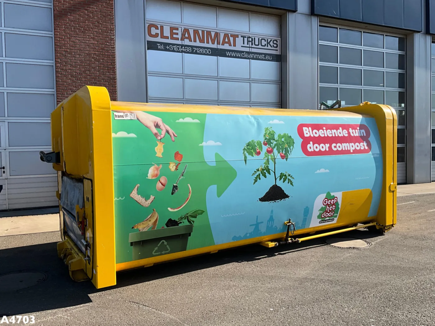 Translift 20m³ zijlader container - 1