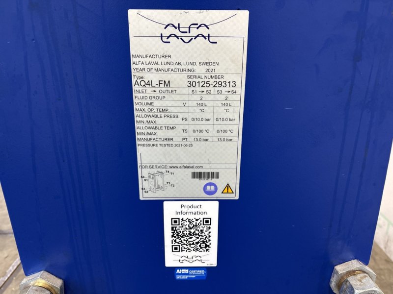 Alfa Laval Lund AQ4L-FM (154,5 m2) - Plate heat exchanger