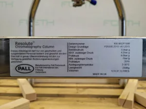 Pall Resolute Chroma Flow 400 Column (unused) - Miscellaneous filter