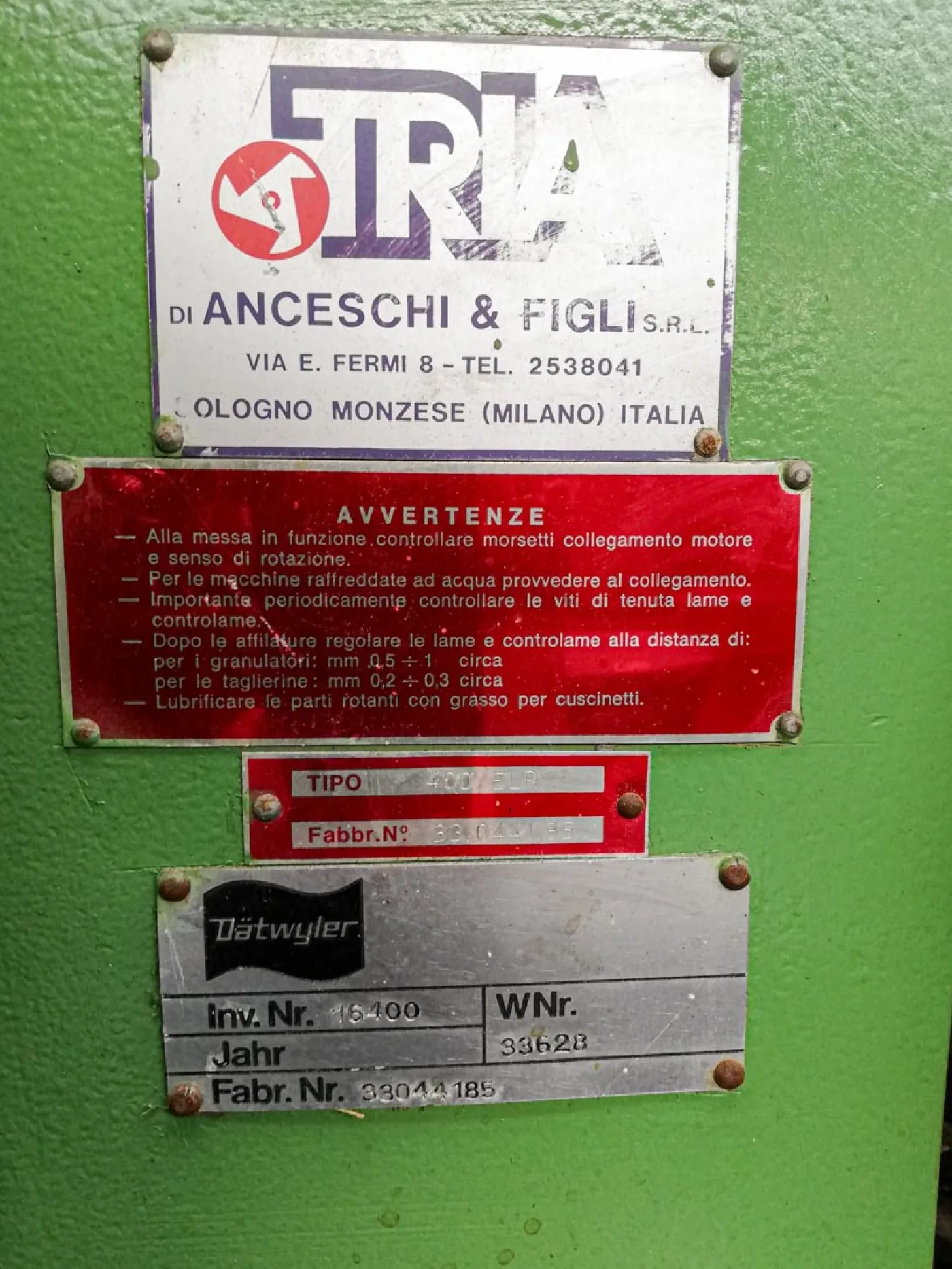 Tria 400/ELR - Granulator - 4