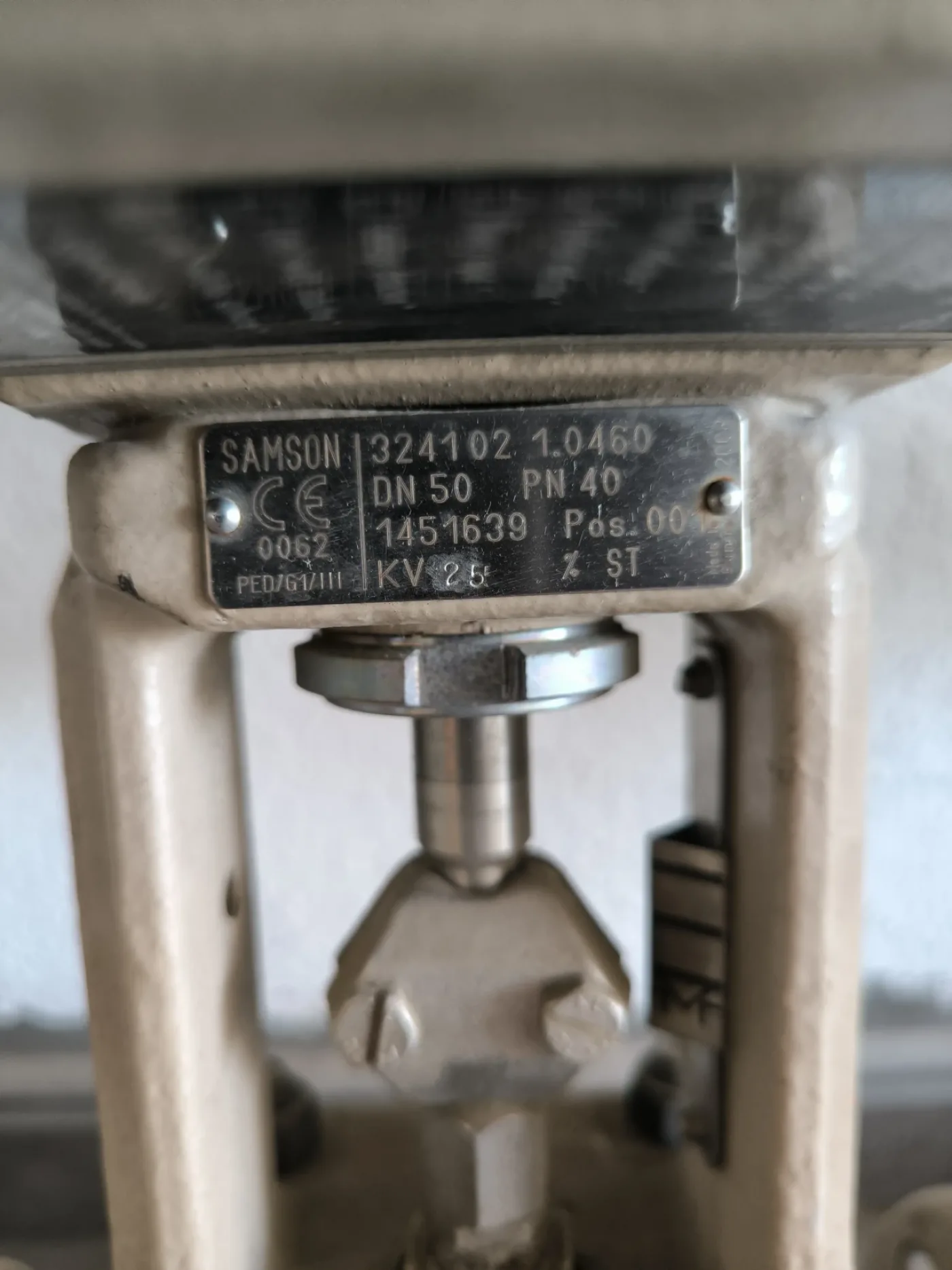 PROPORTIONAL CONTROL VALVE SAMSON DN50 PN40 ATEX WITH PNEUMATIC ACTUATOR 324102 - 3