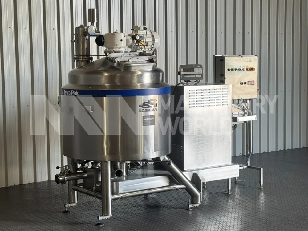 500 Ltr Scanima SRB500 Jacketed Vacuum Rated Universal High Shear Mixer