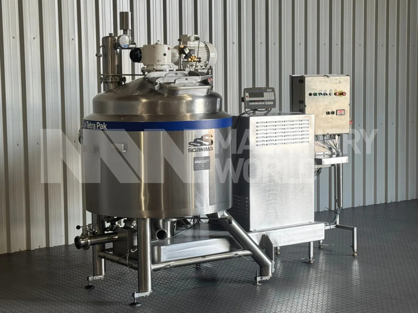 500 Ltr Scanima SRB500 Jacketed Vacuum Rated Universal High Shear Mixer - 1