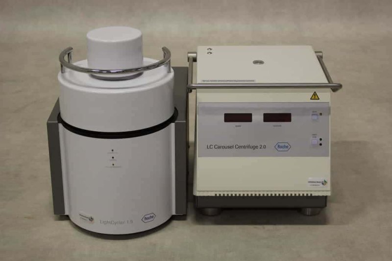 Roche LightCycler 1.5 PCR Systeem + Roche LC Carousel 2.0 Centrifuge