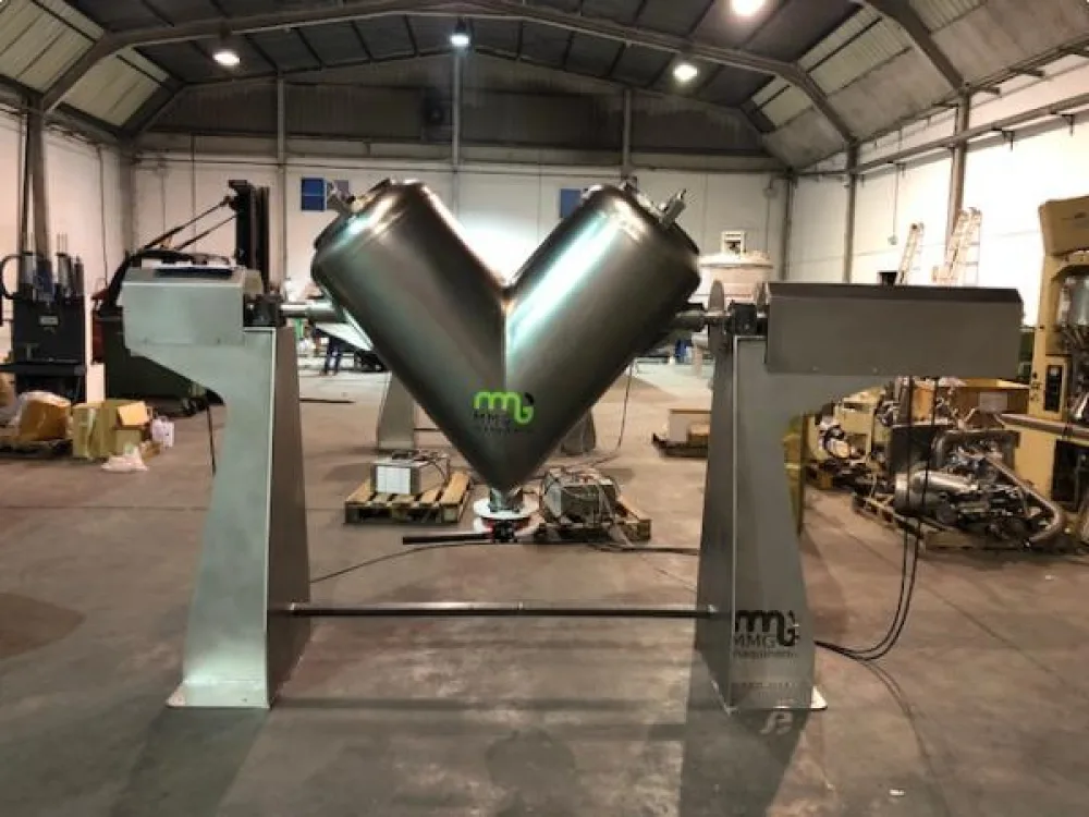 Mezclador en V en acero inoxidable de capacidad 500 litros NUEVO
