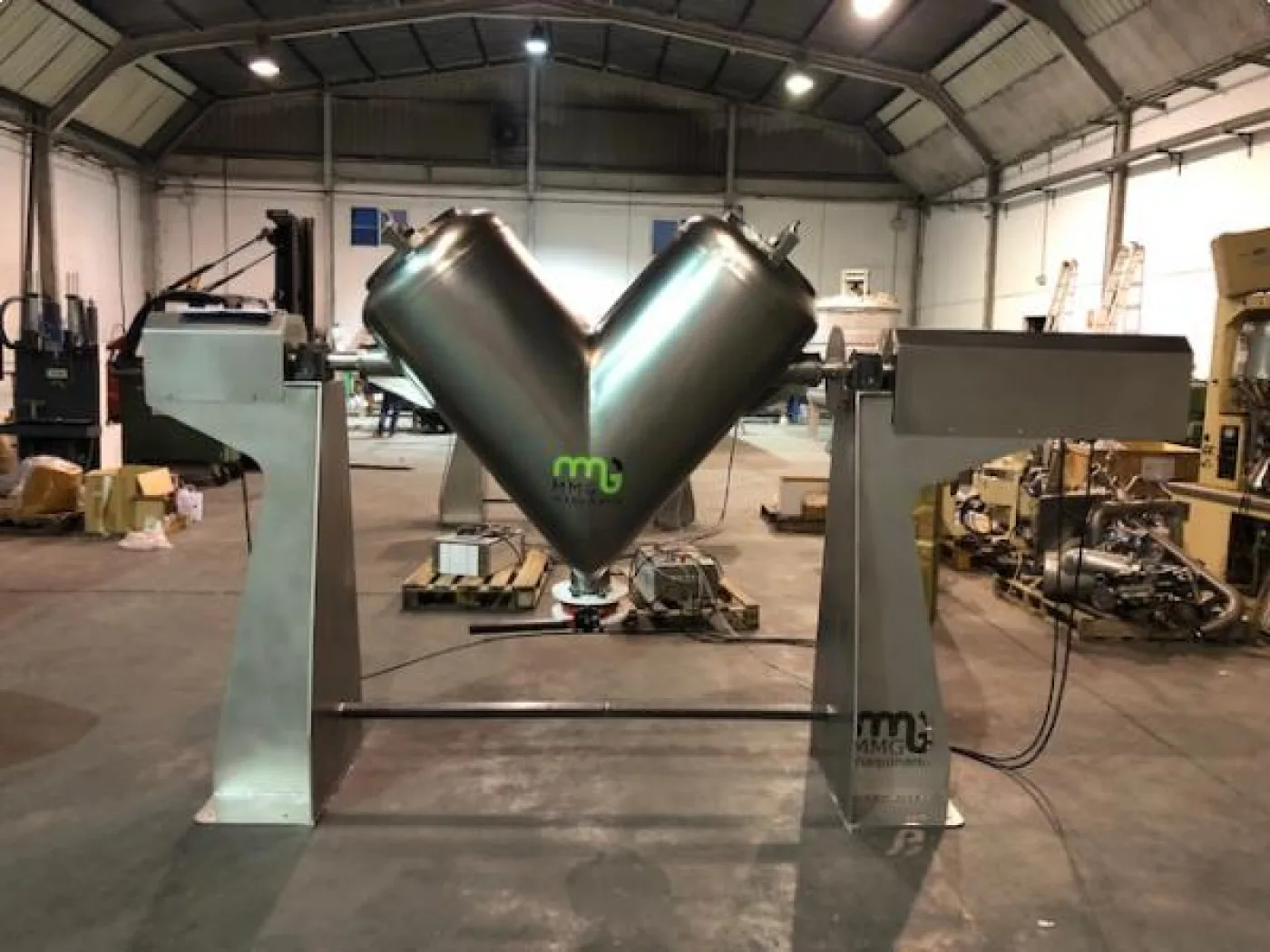 Mezclador en V en acero inoxidable de capacidad 500 litros NUEVO - 1