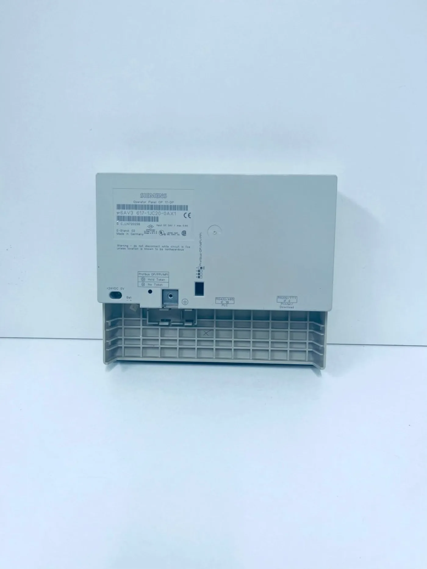 Siemens 6AV3617-1JC20-0AX1 SIMATIC OP 17-DP C-LN720238 - 4
