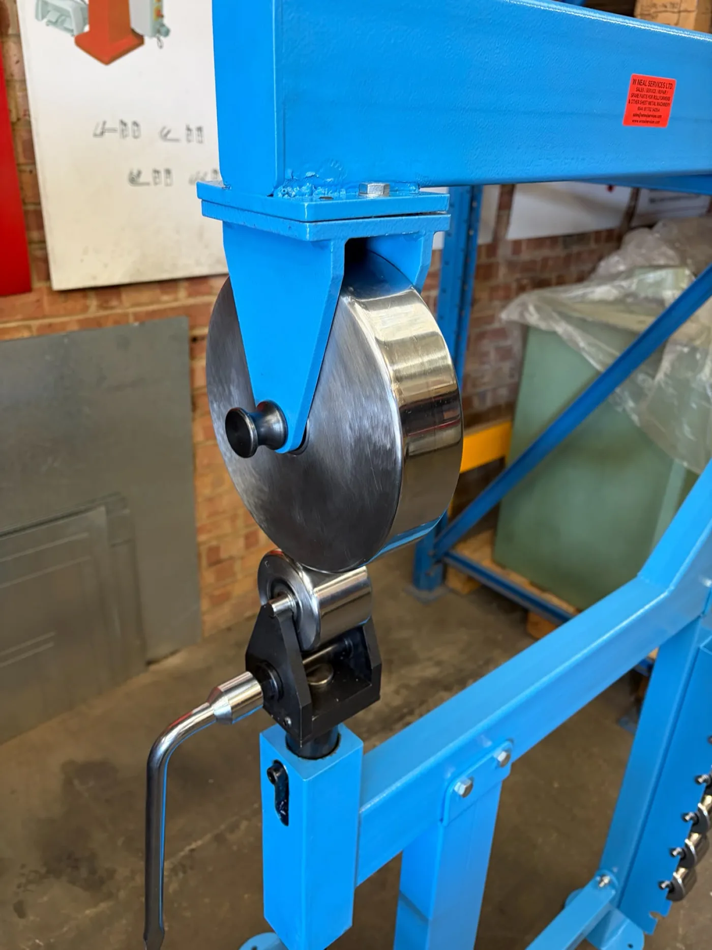 WNS Fabricated English Wheeling Machine 710mm - WNS - W. Neal Services Ltd - 7