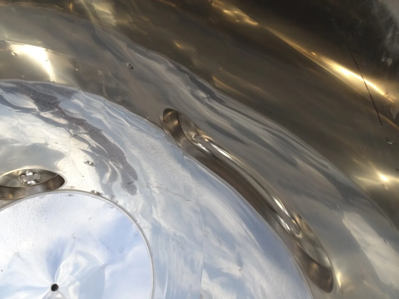 TANKS CAPACITY 1000 LITERS, STAINLESS STEEL, MODEL FLOATING TOP WITH BAND, CONICAL BOTTOM, NEW EQUIPMENT - 4