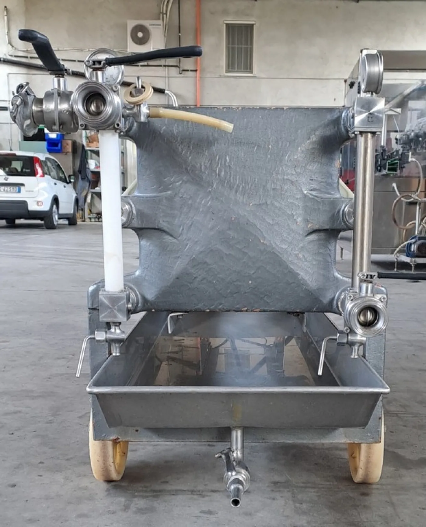 PLATES FILTER 40X40, PAINTED FRAME, 76 PLATES IN PLASTIC MATERIAL, SECOND-HAND MACHINE - 2