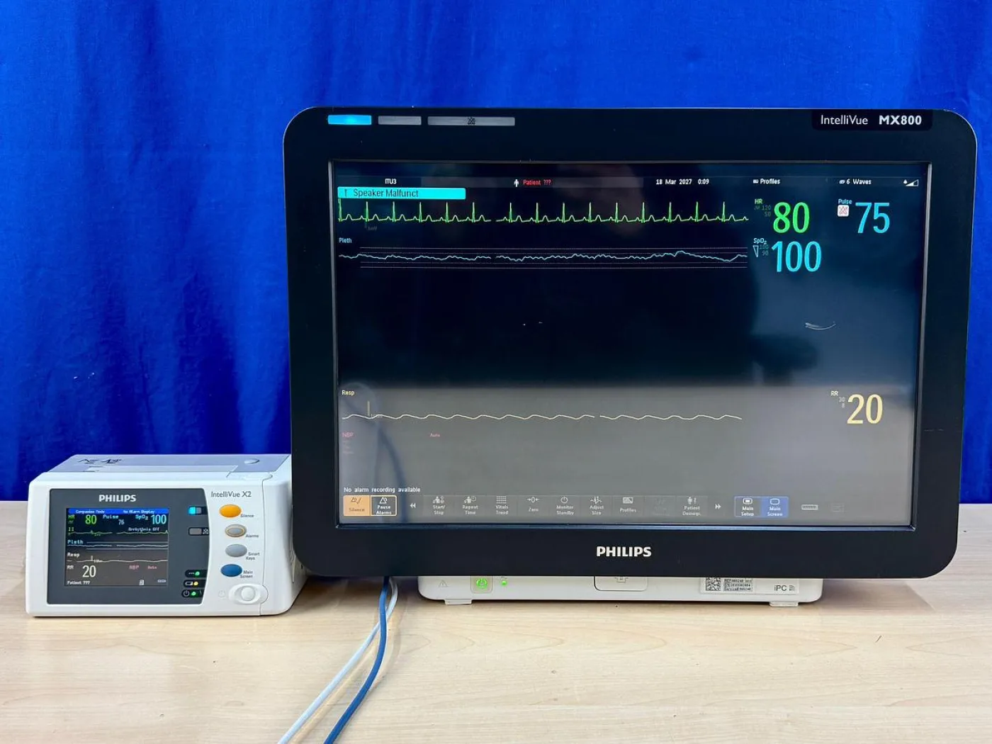 Philips IntelliVue MX800 Patient Monitor REF: 865240 YOM: 2011 - 3