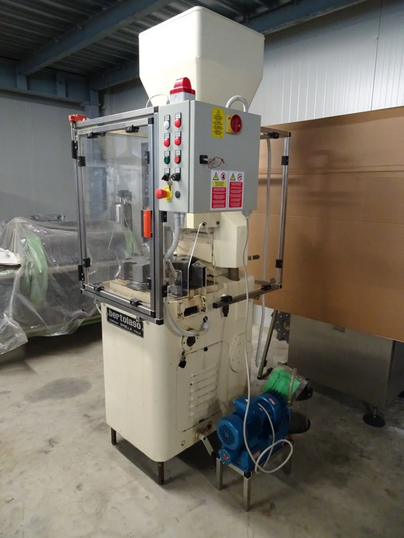 AUTOMATIC CORKING MACHINE BERTOLASO, MODEL SUPER GLORIA 108, MONOHEAD FOR NATURAL CORKS, SECOND-HAND MACHINE - 6
